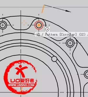 UG工程图旋转剖、阶梯剖视图的制作方法的图4